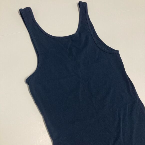 Standard James Perse Women's Dark Navy Blue Black Tank Top Size 2 - Picture 9 of 12